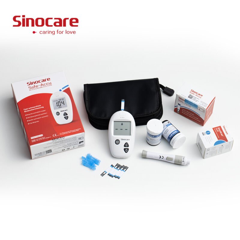 Kit Medidor de Glucosa en Sangre Safe-Accu, Glucometro + 50 Tiras Reactivas, 50 Lancetas y Dispositivo de Punción - Imagen 3