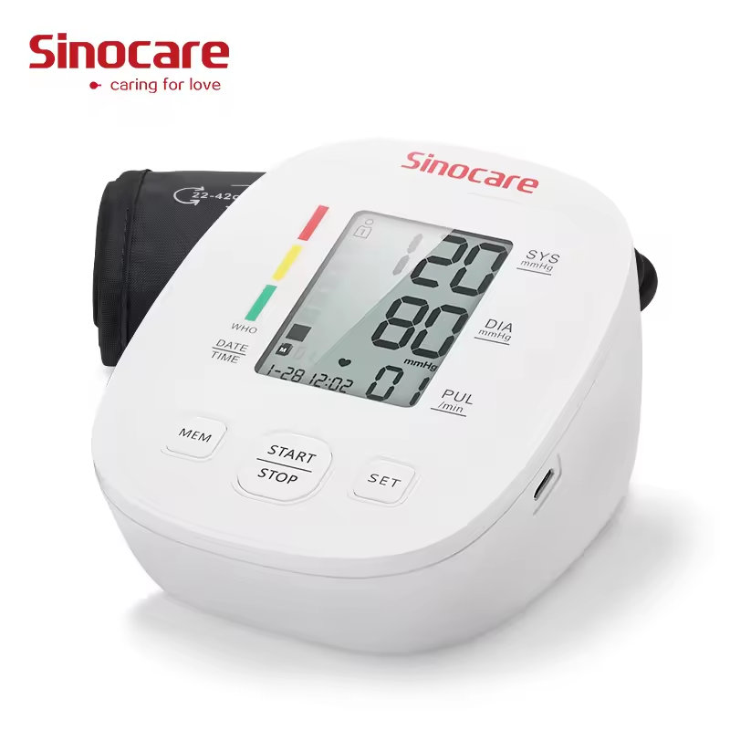 Tensiómetro digital Sinocare AXD-809 Tomador de Presión Arterial automático