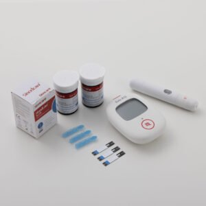 Kit Glucometro AQ Voice + dispositivo de punción, 50 tiras y 50 lancentas - Imagen 3