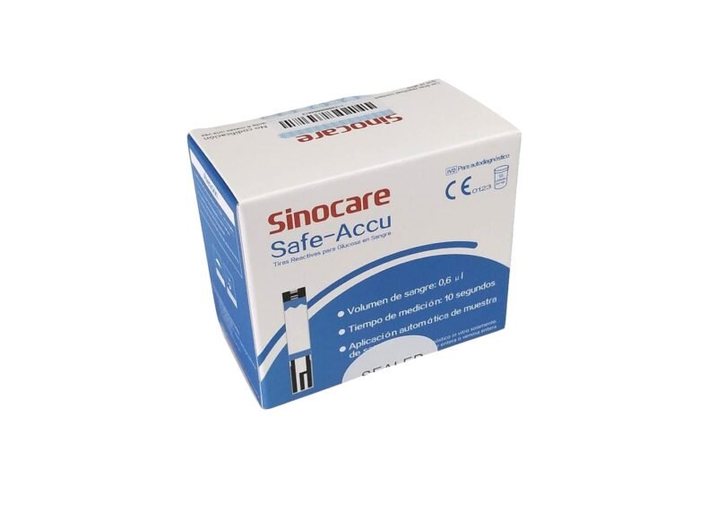 Kit 50 tiras y 50 lancentas Safe Accu