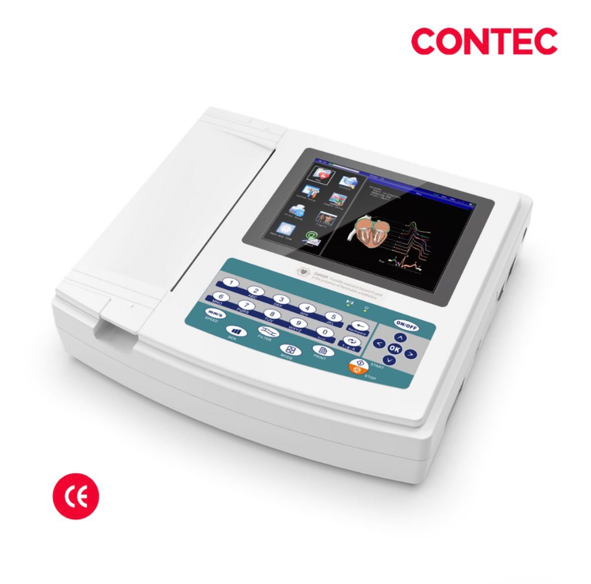 Electrocardiógrafo 12 canales, CONTEC ECG1200G - Imagen 2