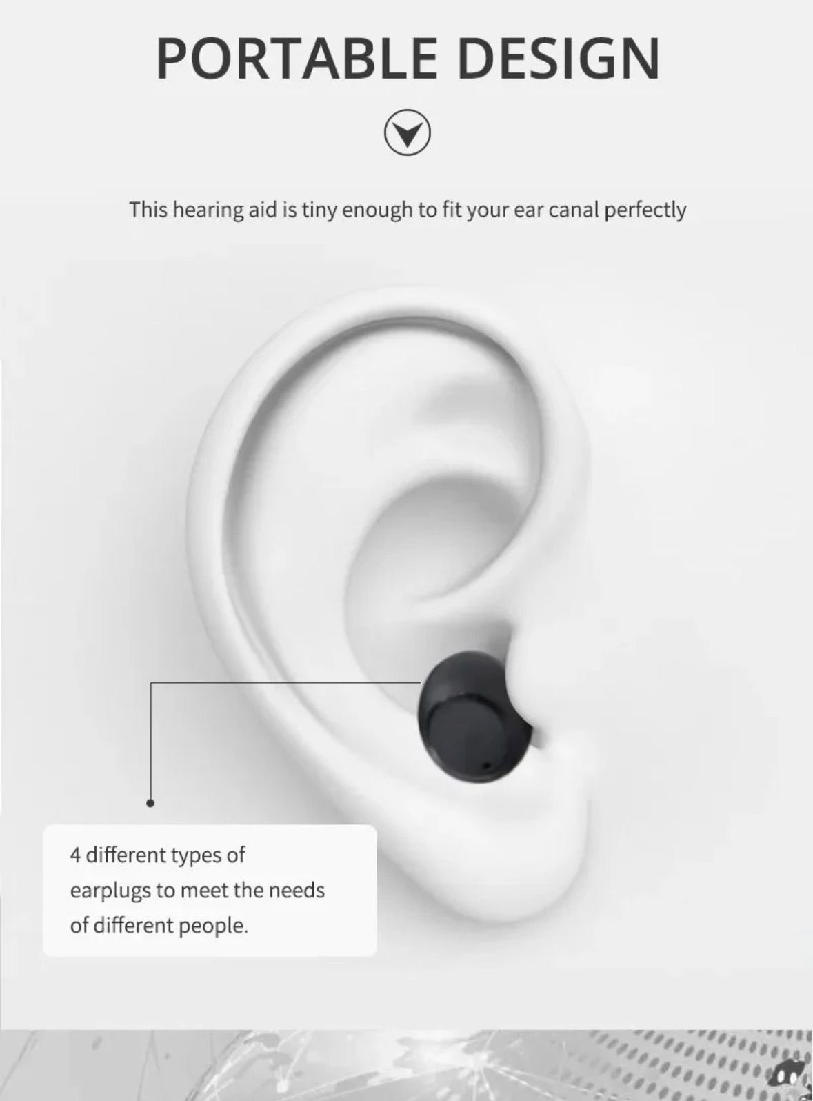 Audífono Amplificador de Sonido Recargable CONTEC CMS12H - Imagen 2