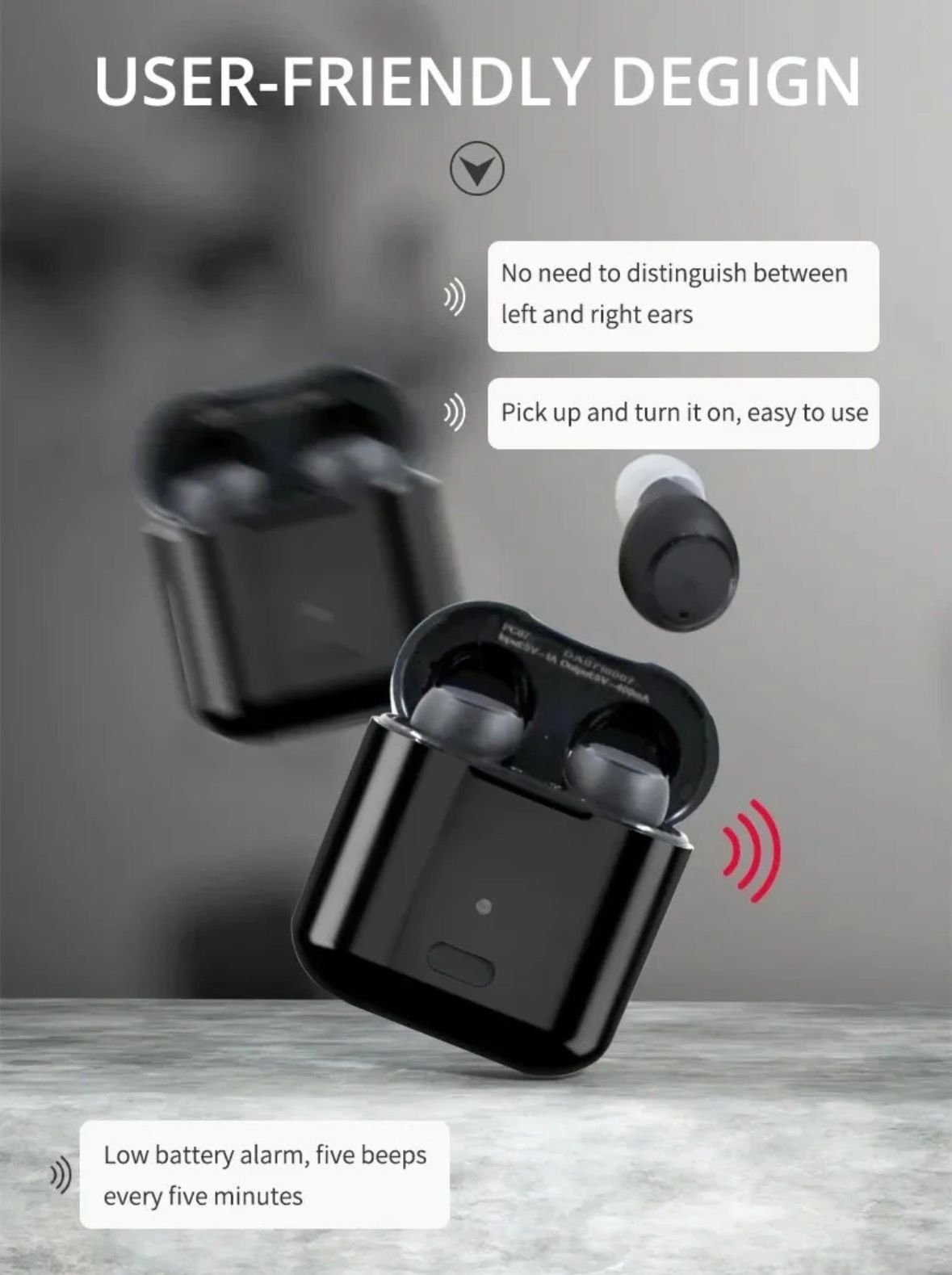 Audífono Amplificador de Sonido Recargable CONTEC CMS12H