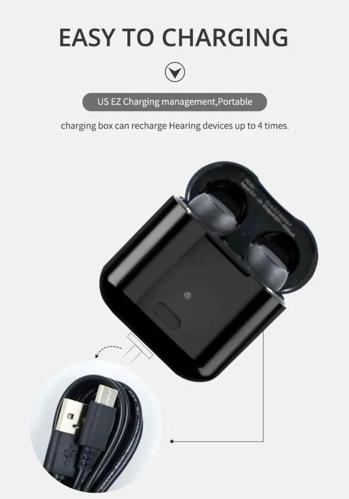 Audífono Amplificador de Sonido Recargable CONTEC CMS12H - Imagen 3