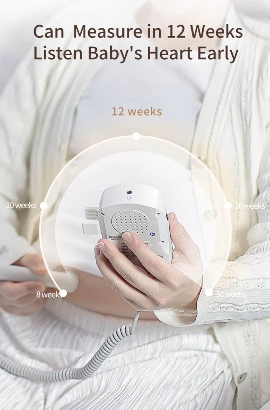 Doppler fetal portátil Contec - Imagen 3