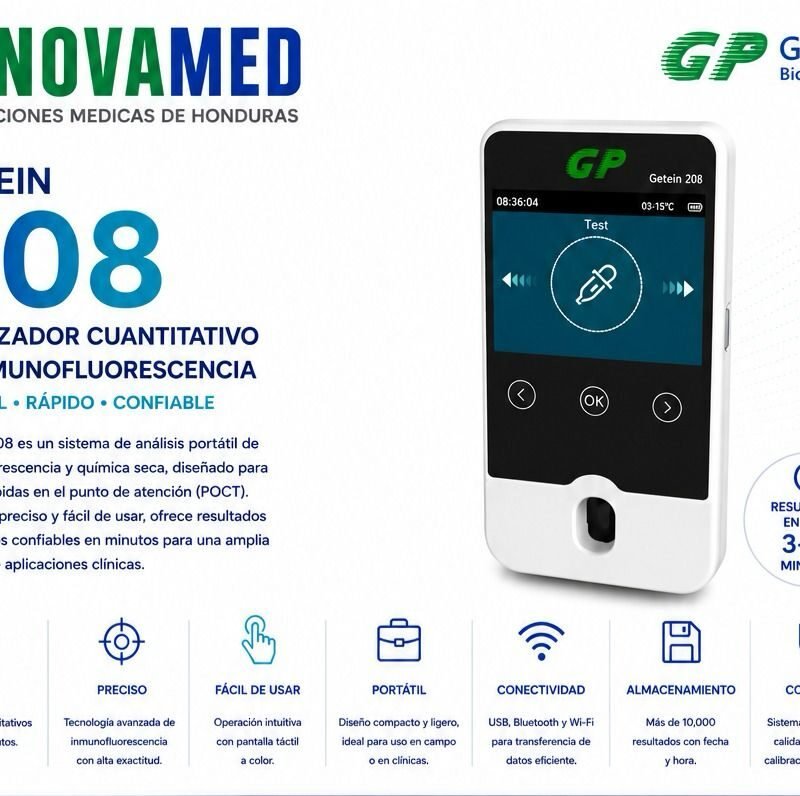 Analizador cuantitativo Getein 208